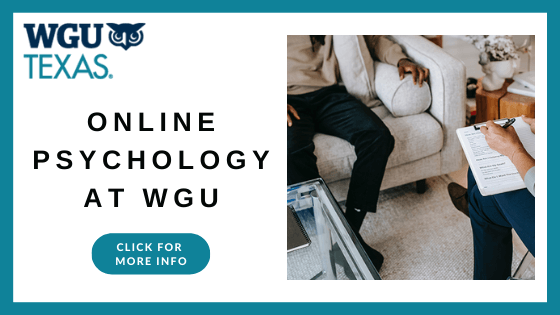 online degree in psychology - Western Governors University