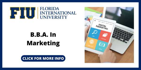 Best Online Marketing Degrees - Florida International Universitys B.B.A. in Marketing