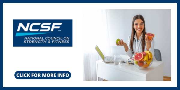 Best Nutrition Certifications Online - National Council on Strength and Fitness