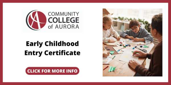 Early Childhood Education Certificate Programs Online - Community College of Aurora