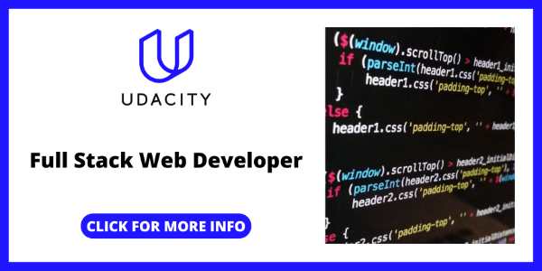 Online Certifications for Computer Science - Full Stack Web Developer Course